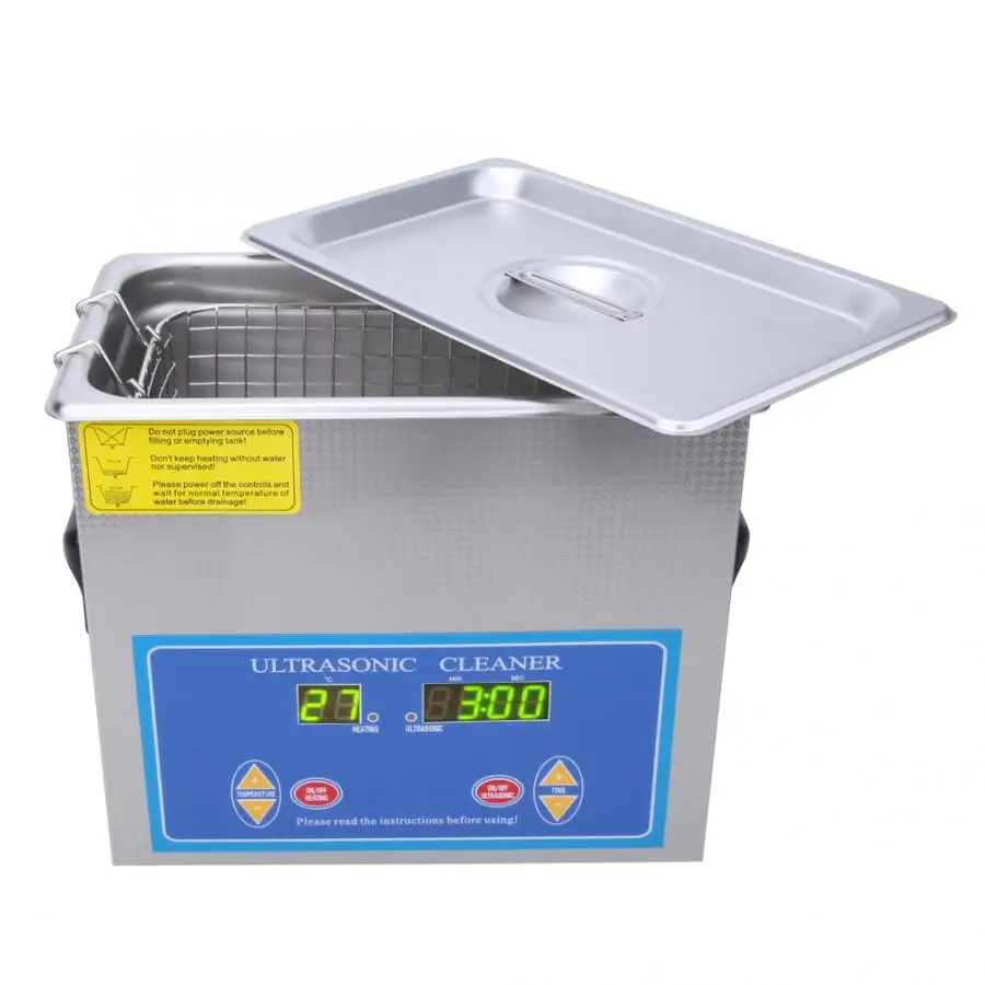 

Ultrasonic Cleaner 4.5L Stainless Steel Digital Timing Heating Lab Cleaning Machine 240HTD Ultrasonic
