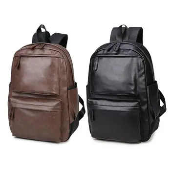 

Fashion Men Women Leather Backpack Travel Rucksack Shoulder School Bag Bagpack 2019
