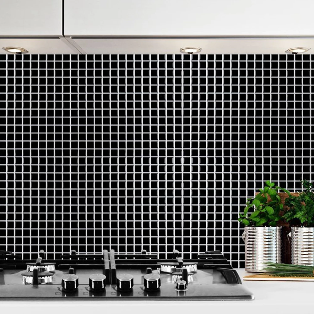 Самоклеящаяся мозаичная плитка наклейка на стену DIY Кухня Ванная комната