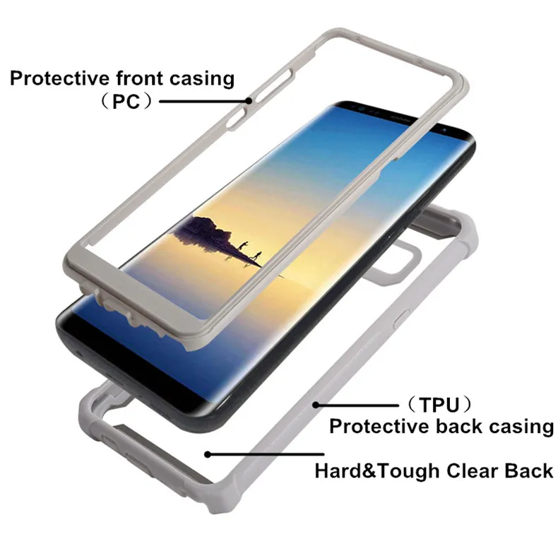 Nặng Làm Nhiệm Vụ Bảo Vệ Trong Suốt Mềm TPU Cho Samsung Galaxy S21 Cực S20 Fe S10 5G S20 Lite Chống Sốc nắp Đậy Chắc Chắn samsung cute phone cover