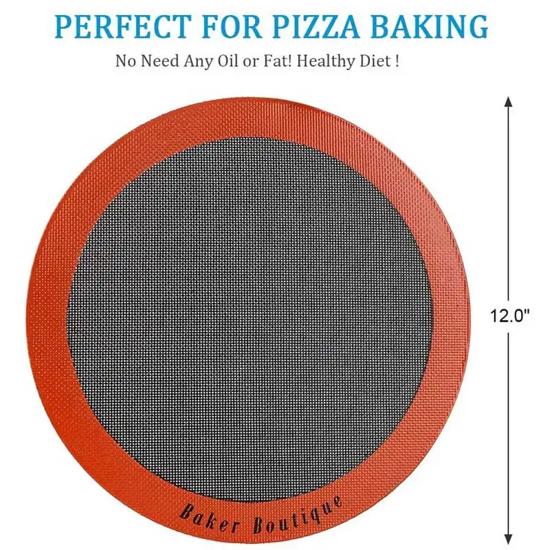 2 шт. силиконовые коврики для пиццы|baking mat|silicone baking matbaking liners |