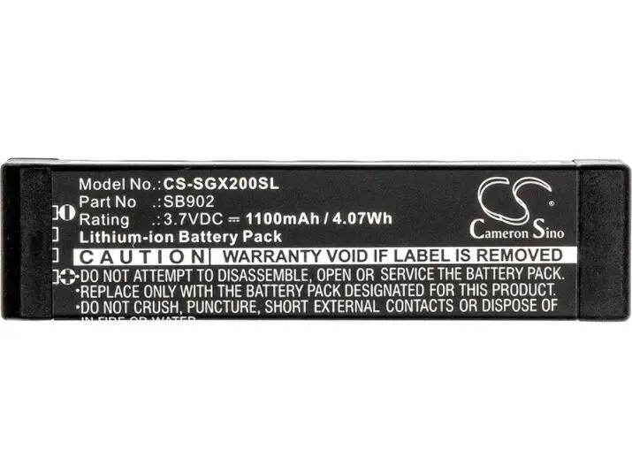 Cameron sino 1100 мАч батарея для SHURE GLX-D цифровые беспроводные системы GLXD1 GLXD2 MXW2 SB902 динамик батарея