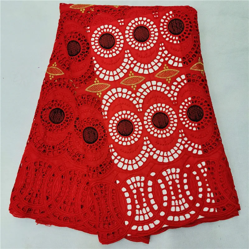

5Y Swiss lace fabric 2020 heavy beaded embroidery African lace fabrics 100% cotton fabric Swiss voile lace in Switzerland HL032