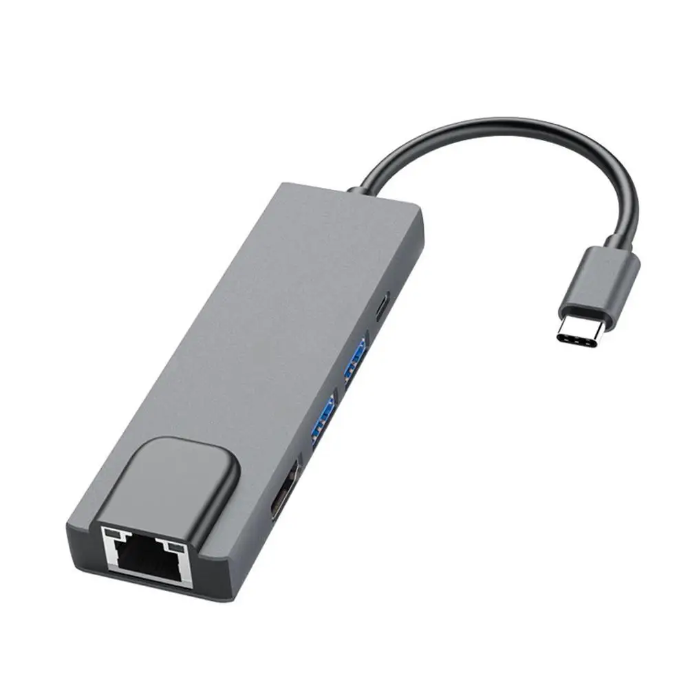 B Type-c док-станция Hdmi/Usb3.0 концентратор/Sd Tf карта конвертер usb-хаб многофункциональная док-станция A/B - Цвет: B