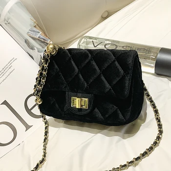 

Diamond Chanel-Style Bags Women's Bag 2020 New Fashion Fashion Chain Shoulder Messenger Bag All-Matching Ins Small Square Bag