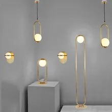 Контрактная гостиная постмодерн цветной стеклянный настенный светильник Светильник спальни голова кровати много исследования объектив головной светильник