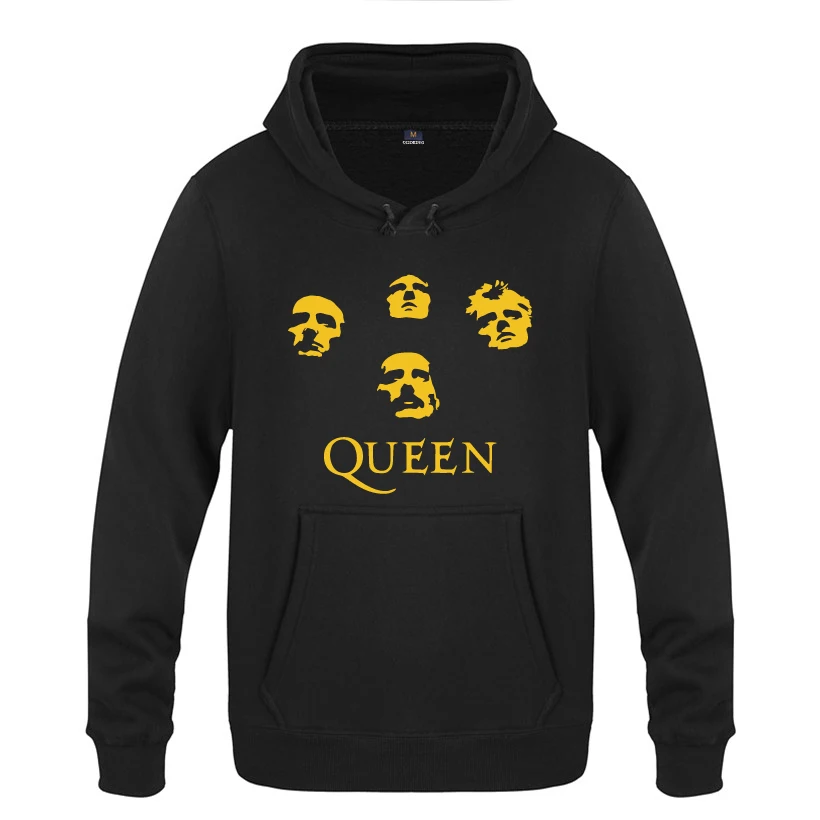 Тяжелый металл рок группа queen толстовки мужские мужские пуловеры флисовые толстовки с капюшоном - Цвет: HEY HUAT