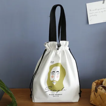 

Insulation Bag Design Thickened And Enlarged Canvas Lunch Bag Lunch Bag Lunch Bag Fine Cotton Oversized Picnic Bag
