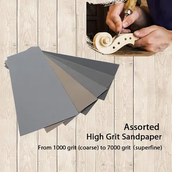 

Wet & Dry Sandpapers 1000/2000/3000/5000/7000 Grit Aluminium Oxide Metal