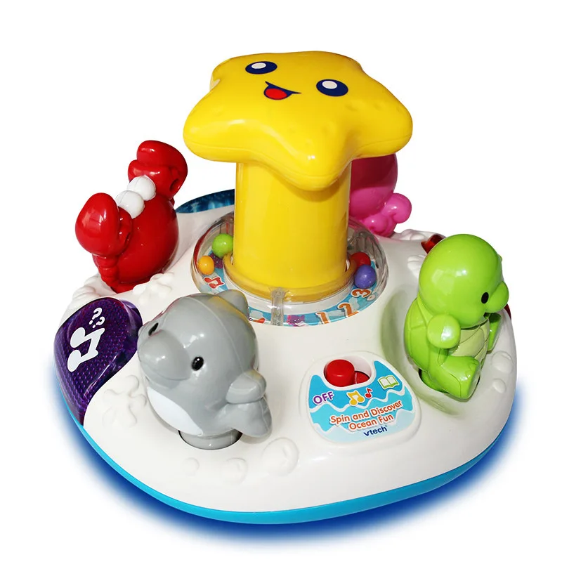 

VTech Vtech Oceans Paradise Rotary Table Infant Early Education English Learning Toy Educational Toy 111003