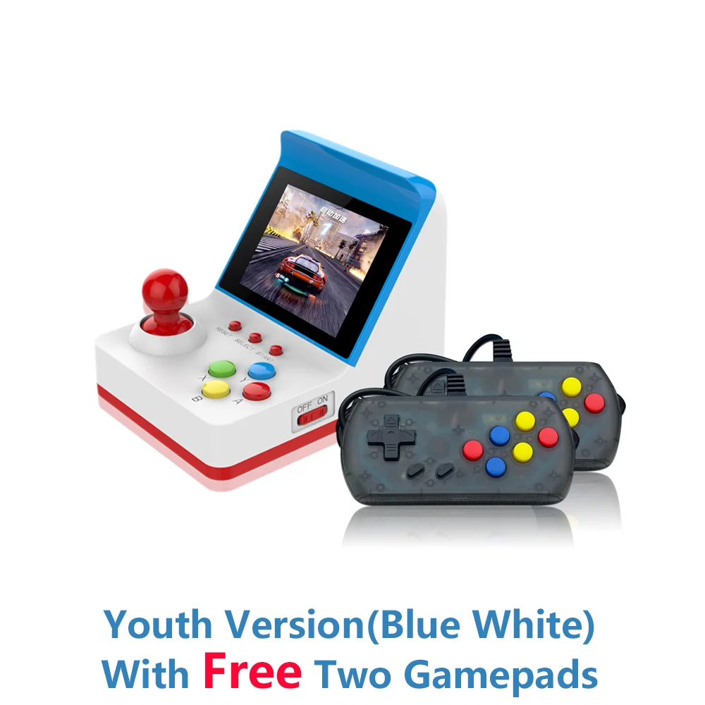 POWKIDDY A6 мини аркадная видео игровая консоль детский подарок toys8-bit портативная игровая консоль поддержка ТВ встроенные 360 Ретро игры - Цвет: Youth color