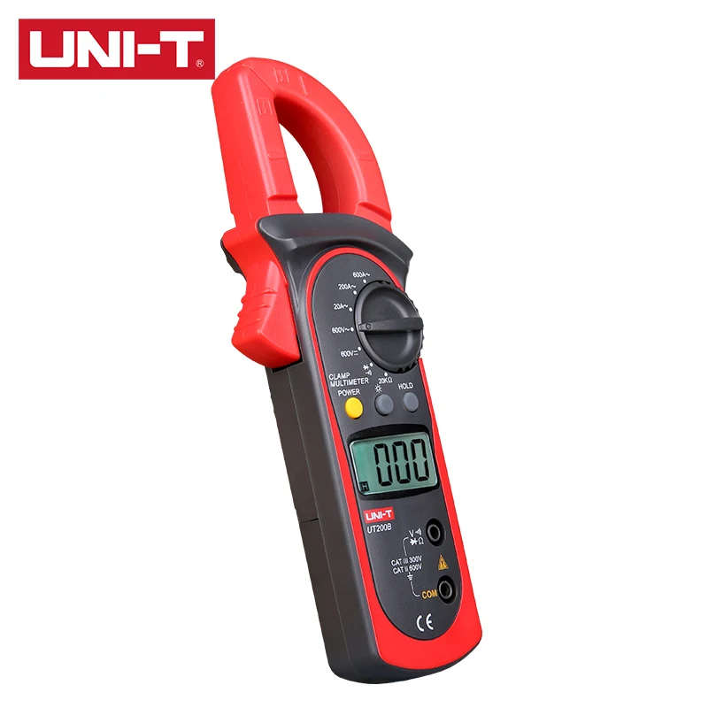 UNI T UT200A/UT200B Цифровые токоизмерительные клещи ЖК дисплей подсветка с 1999 показания