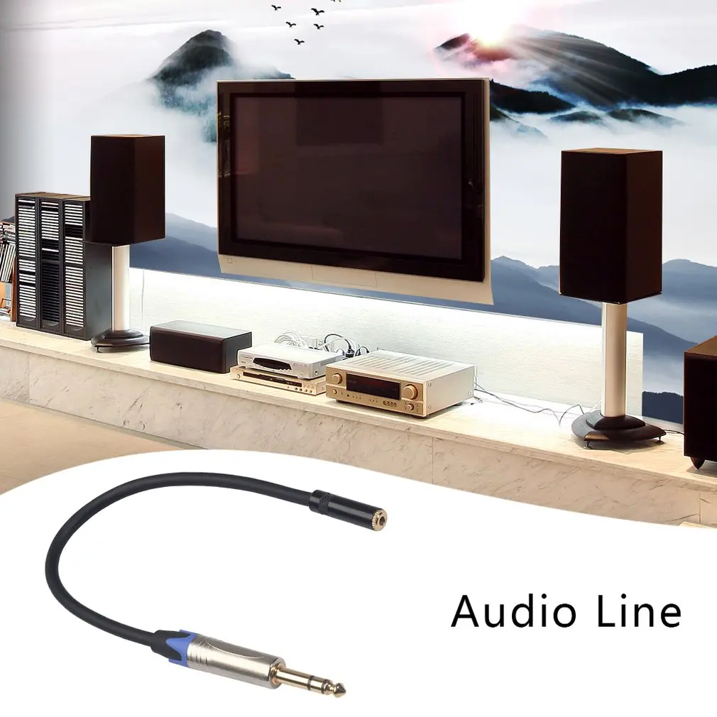 0,3 M Xlr Сделано в Китае 3-контактный разъем для 3,5 мм стерео штекер Экранированный микрофонный кабель ТРС к кабелю для подключения внешних устройств 3,5 мужского и женского пола 52923A