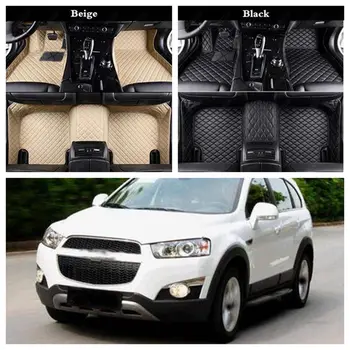 

Car Floor Mat for Chevrolet Blazer Captiva Equinox Colorado Trax Skid Aveo Auto Foot Mats Carpet Cover Leather Car Floor Mats