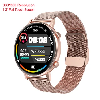 

2020 NEWSmart Watch Women Men Smartwatchs 360*360 Resolution Multi-sports Blood Pressure Oxygen Waterproof Fitness Tracker