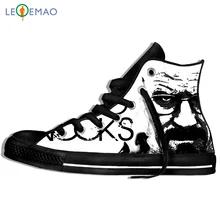 Кроссовки с принтом логотипа на заказ; мужская обувь на резиновой подошве; удобная парусиновая дышащая обувь; Zapatos De Mujer