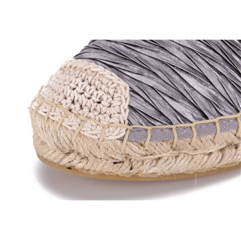 2020 New Spring Summer Women Flats Espadrilles Shoes Swing Slip On Straw Fisherman Shoes Round Toe Rope Lady Flats Loafers Shoes (4)