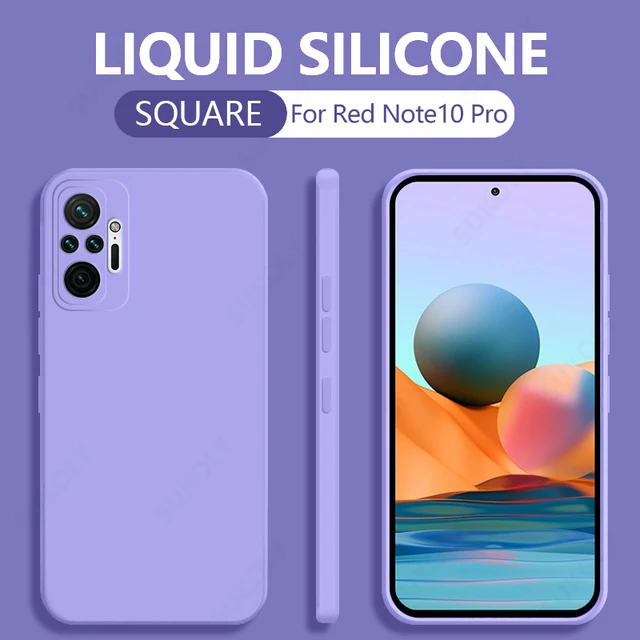 Luxury Square Phone Case For Xiaomi Redmi Note 10 11 9 Pro 10s 9s 8 7 Pro 9 9A Poco F3 X3 NFC GT M4 Mi 11 10T 11T Pro Lite Case Purple