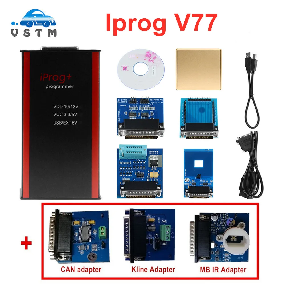 Iprog+ Iprog Pro V80 программист поддержка IMMO+ коррекция пробега+ сброс подушки безопасности до года Замена Carprog/Full/Digiprog - Цвет: Розовый