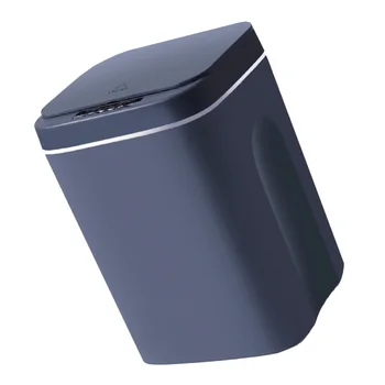 

Household USB Charging Smart Trash Can Automatic Induction Dustbin with Lid