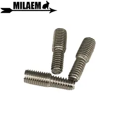 Tornillo de tiro con arco de 2 piezas, rosca adaptadora de 5/16 24 1/4 20, accesorios de caza multiusos desmontables