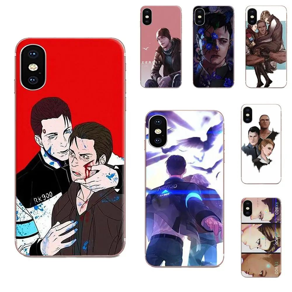 

Detroit Become Human For Samsung Galaxy Note 5 8 9 S3 S4 S5 S6 S7 S8 S9 S10 5G mini Edge Plus Lite Soft TPU Slim