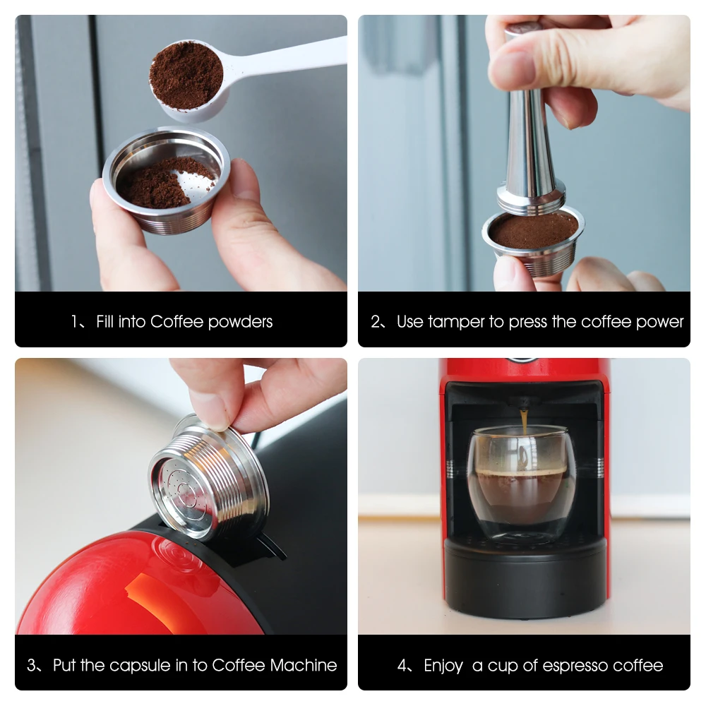 Новый многоразовый Lavazza Кофе Capsul еда нержавеющая сталь многоразового