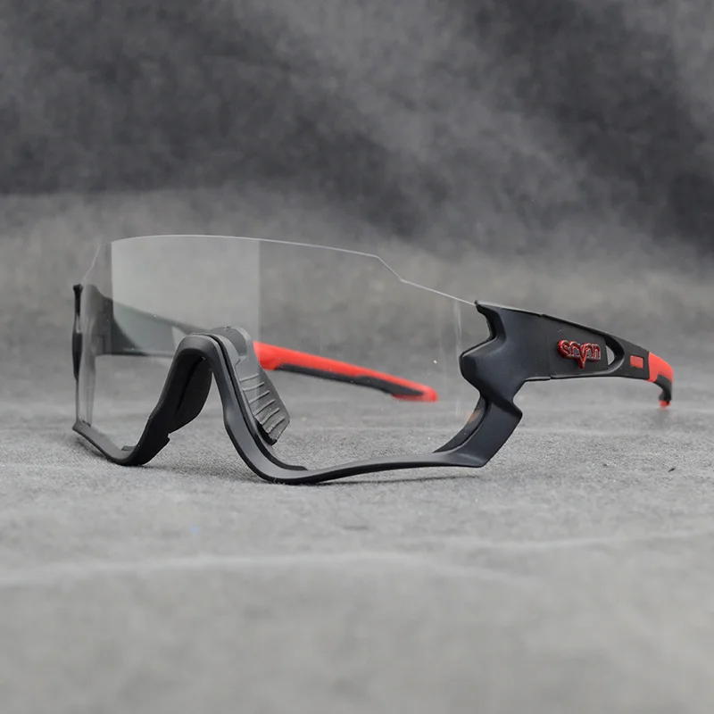 Men Women Photochromic Cycling Glasses UV400 Road Bike Discoloration Goggles Running Riding Fishing Sunglasses Bicycle Eyewear