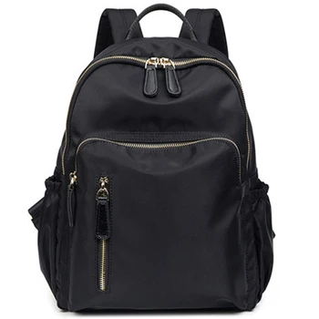 

New Casual Fashion Hit Color Light Oxford Backpack Large Capacity Student Bag Travel Backpack