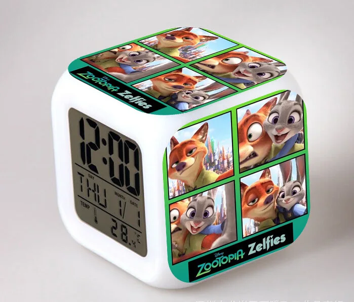 Безумный город животных кукла игрушка Zootopia многофункциональный цвет красочные меняющиеся игрушки Детская игрушка сигнализация