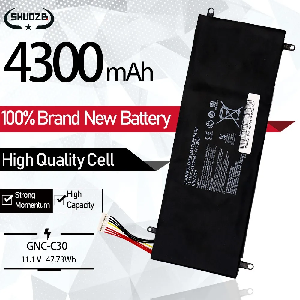 Новый аккумулятор для ноутбука GIGABYTE U2442 U24F P34G U2442N U2442S U2442V U24 U24T U2442T V1 V2 XMGC404