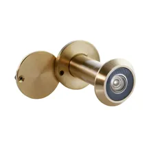 

PHS Brass 220-degree Door Viewer 14mm with Heavy Duty Privacy Cover for 35mm to 60mm Door Laton Mirilla