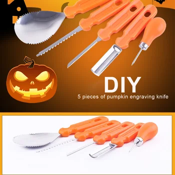 

Multi-function Pumpkin Carving Cutters Halloween Thanksgiving Pumpkin Carving Cutter Kitchen Cutting Tools