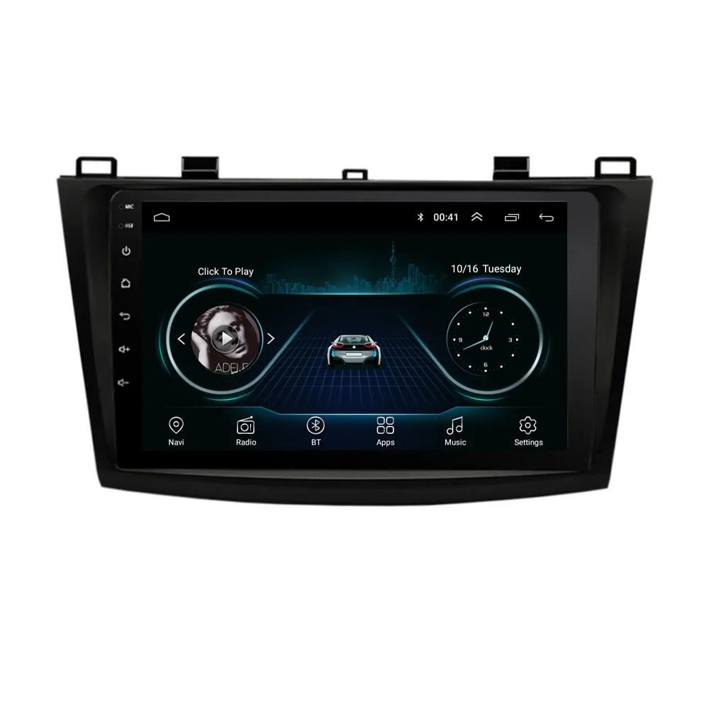 #*Cheap 4G LTE Android 8.1 For MAZDA 3 2010 2011 2012 2013 Multimedia Stereo Car DVD Player Navigation GPS Radio