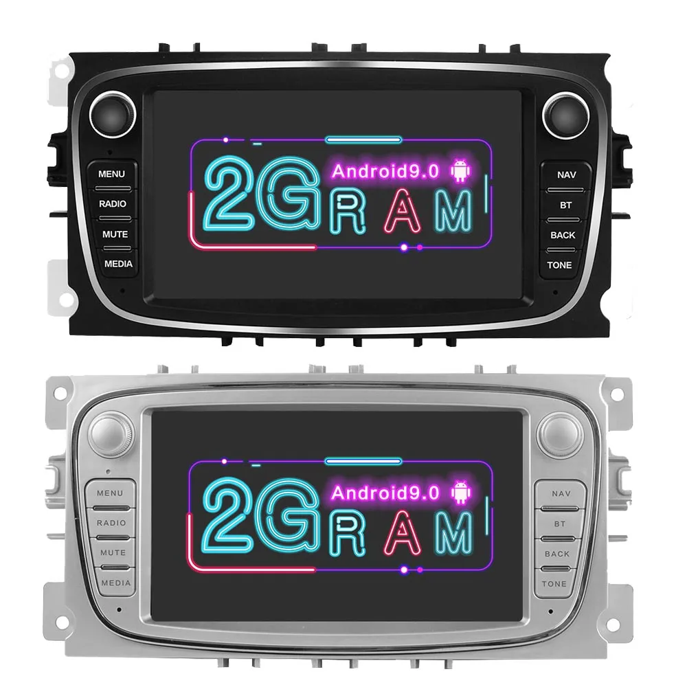 Автомобильный мультимедийный плеер Autoradi на Android 9 0 с 7 &quotэкраном GPS для Ford Focus 2 S Max
