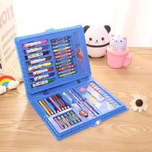 Креативный детский набор канцелярских принадлежностей для молодых студентов, товары для рукоделия, карандаш, акварельная ручка, комбинированный подарок для детского сада