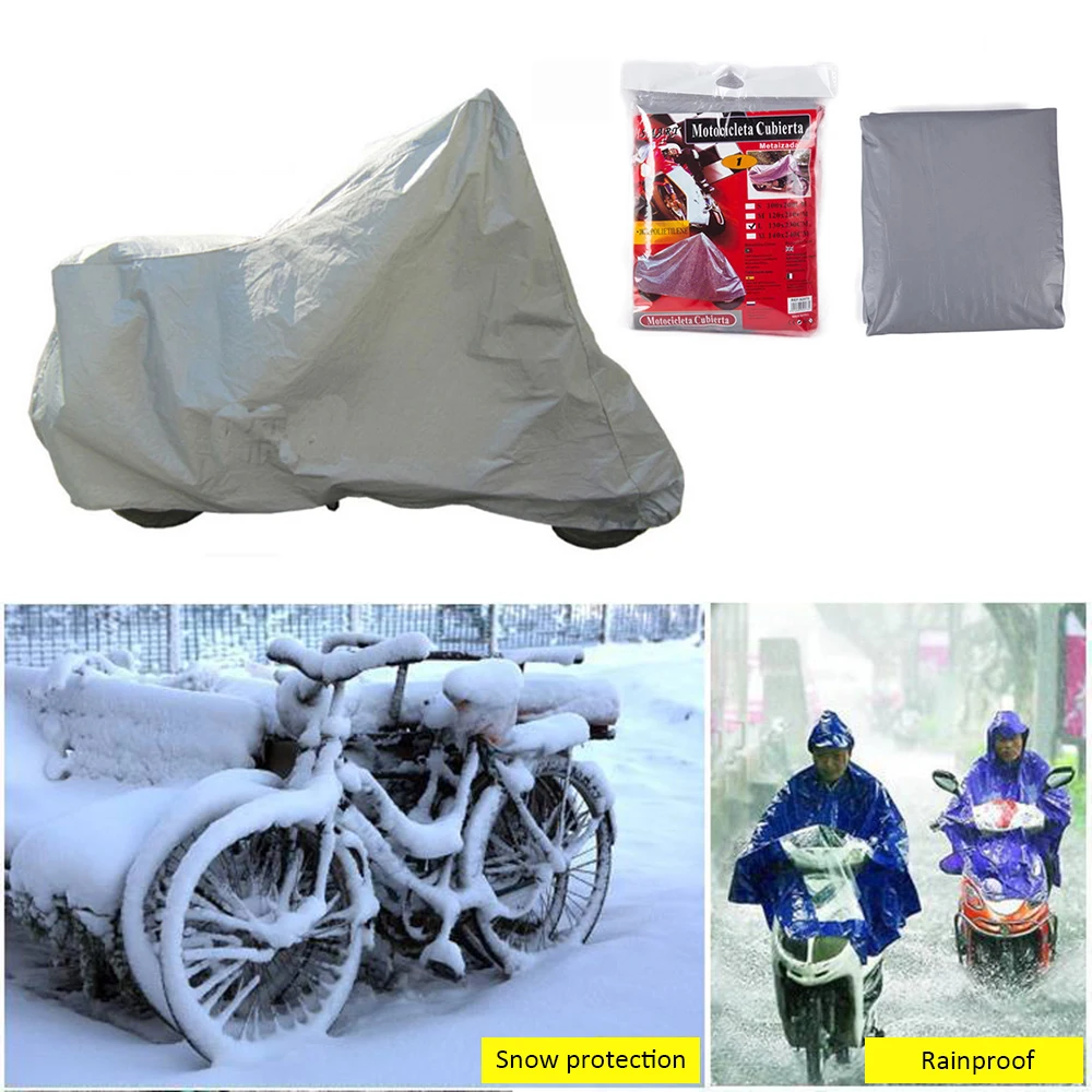 

Bicycle Cover Rainproof Snow Dust Sunshine Protective Motorcycle Bicycle Cover Waterproof UV Protection Cover 4 size S/M/L/XL