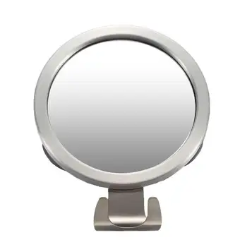 

Anti Fog Suction Cup Shaving Mirror Punch Free Shower Mirror Bathroom Washroom Hanging Up Mirror with Hook