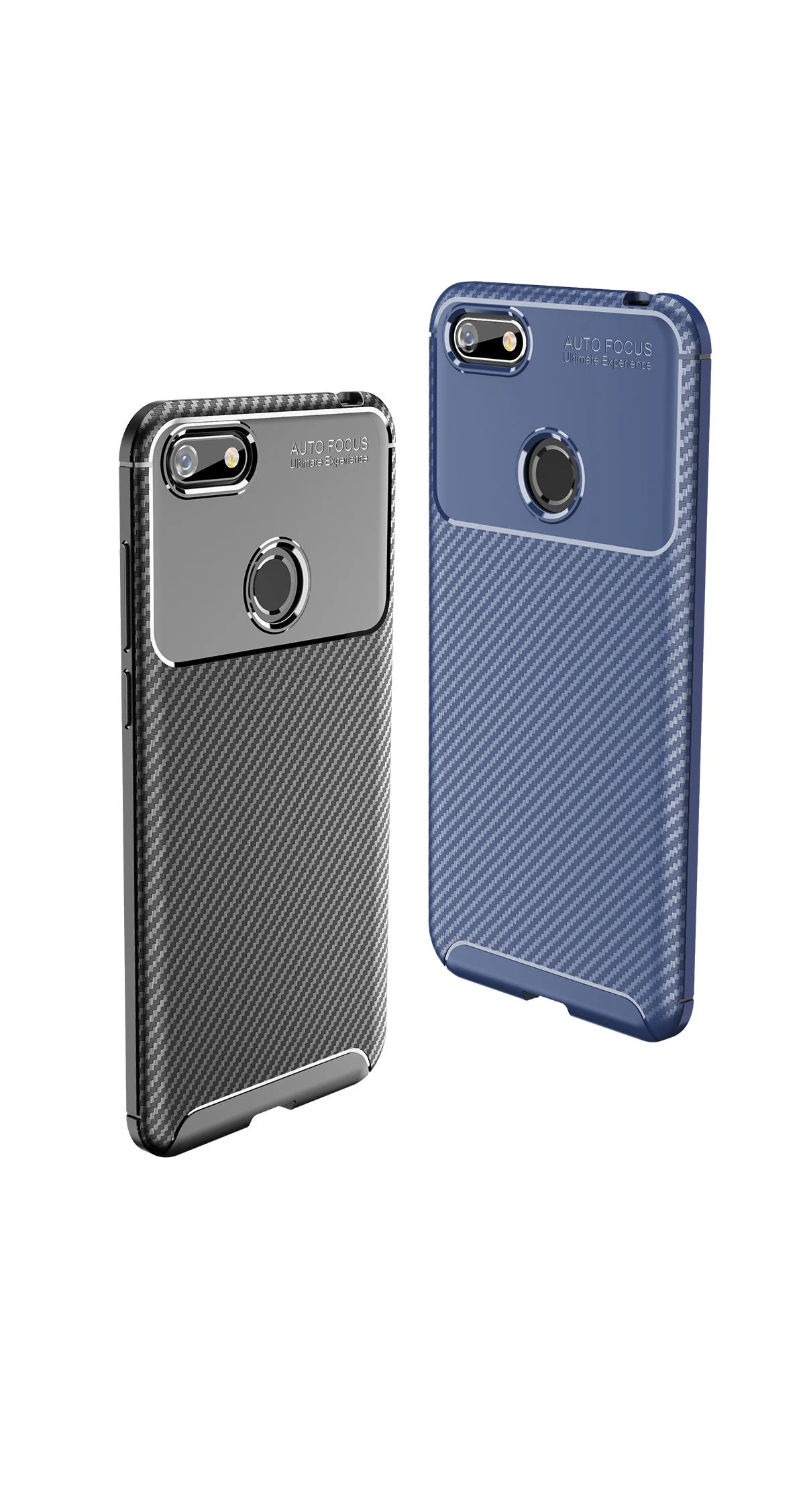 Чехол для Motorola Moto E6 Play чехол роскошный бампер из углеродного волокна мягкий