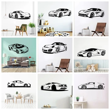 

Vehicle Boys Bedroom Decor Car Wall Sticker For Living Room Wallpaper Decor Vinyl Wall Decal Kids Room Stickers Mural Poster