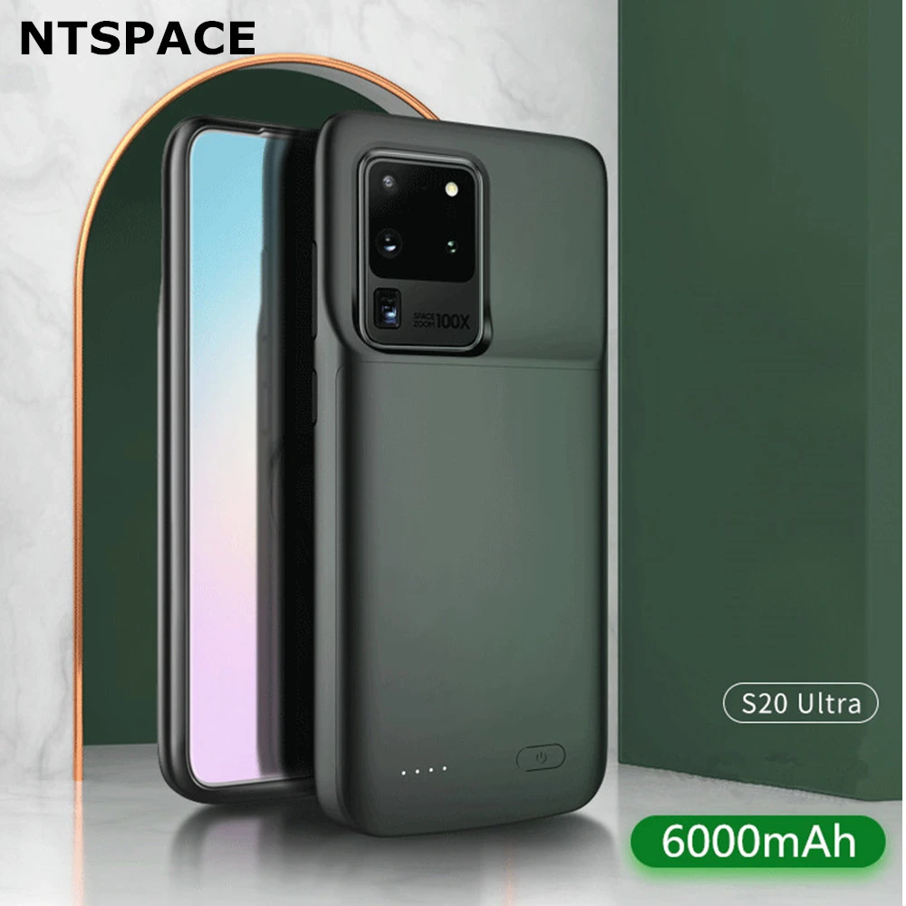 Силиконовые чехлы для зарядного устройства Samsung Galaxy S20 ультра 5G Крышка