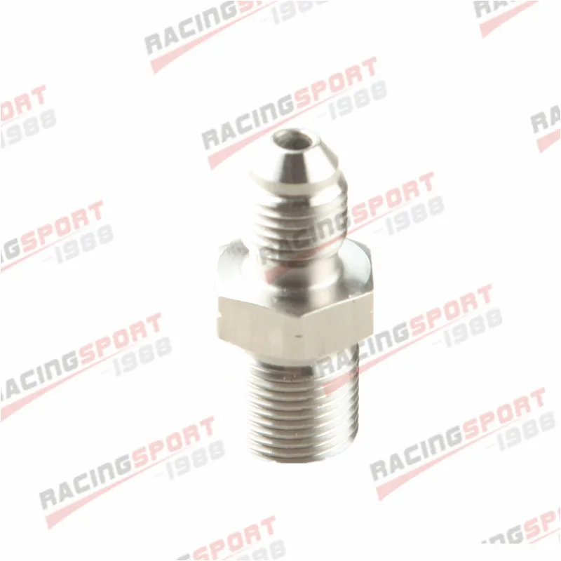 Нержавеющая сталь Male 4 AN 4AN AN4 Flash To M10 x 1 0 метрический прямой фитинг|an fittings|fitting