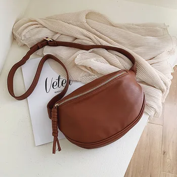 

Women Shoulder Chest Bag Lady's Crossbody Bag For Women Female Travel Chest Purse Large Capacity Pu Leather Women Bag