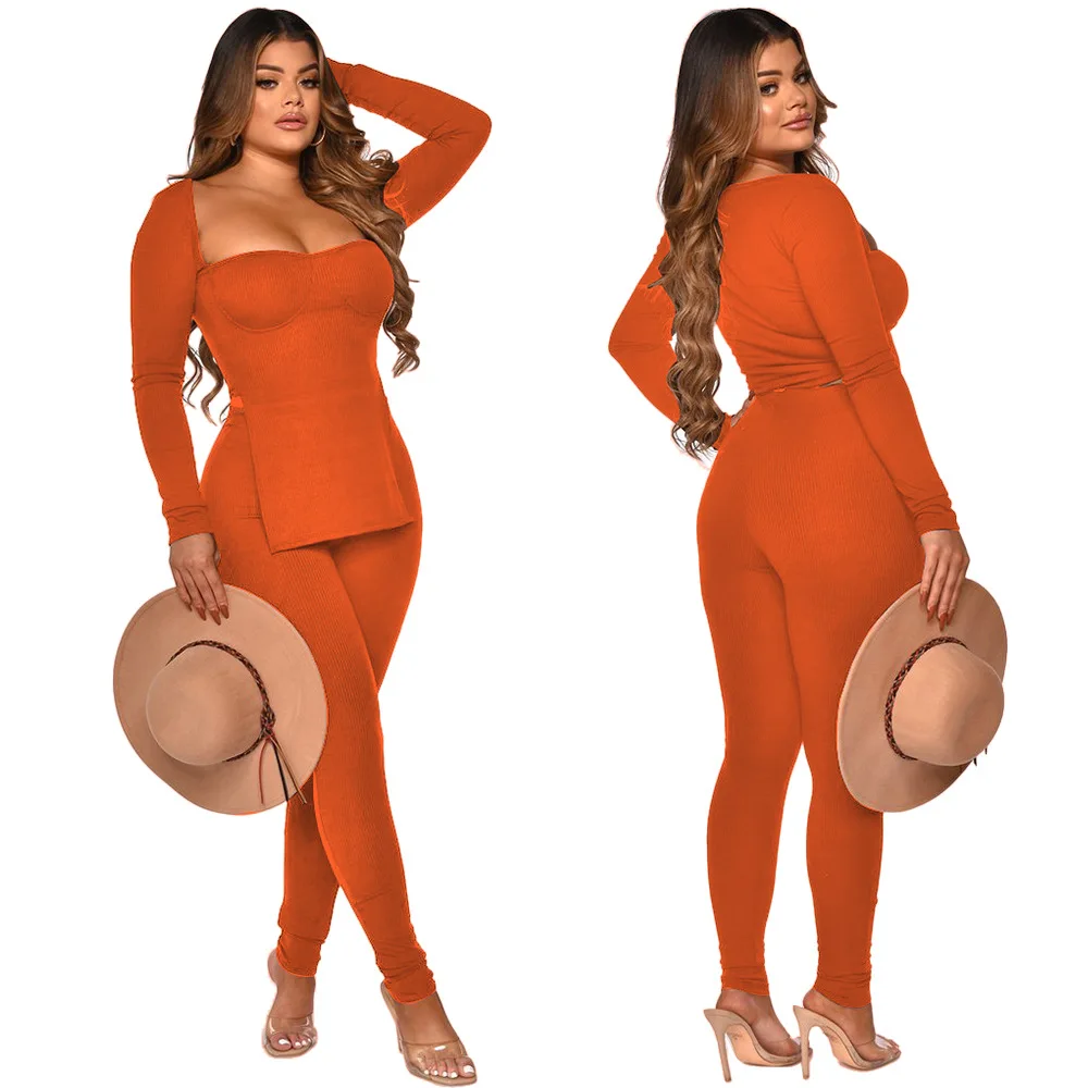 

Комплект из двух предметов, женская осенняя одежда, комплект из 2 предметов, женская одежда, спортивный костюм с длинным рукавом, зимняя одежда, женские комплекты с брюками, оптовая продажа