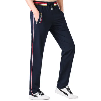 

Brand Spring Winter New Fashion 2020 Slim Straight Men Casual Pants embroidery Cotton Man Trousers Plus Size m-3xl