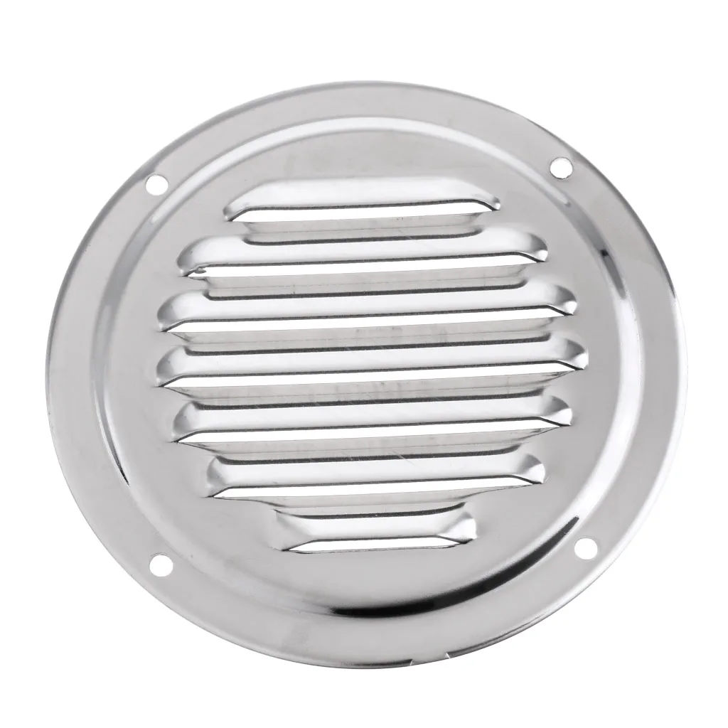 4'' 10cm Round Louvered Stainless Steel Boat Yacht Air Vent Air Ventilation 