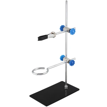 

A+30 cm High Refractory Bracket Iron Bracket with Clip Clip Laboratory Ring Rack Equipment Laboratory School