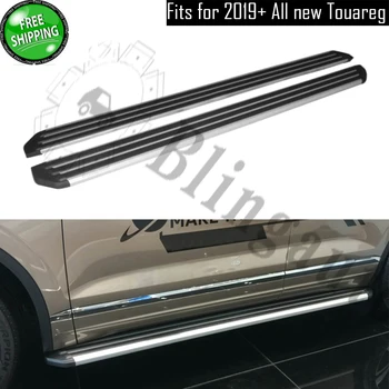 شراءيناسب لشركة فولكس فاجن. Volkswagen طوارق 2019 2020 2 قطعة اليسار اليمين تشغيل مجلس الجانب خطوات Nerf بار دواسة سيارة الجانب الدرج قضيب جانبي