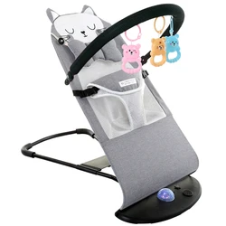 Chaise à bascule confortable pour bébé, berceau pour enfant, lit confortable pour nouveau né avec artefact de sommeil pour bébé 