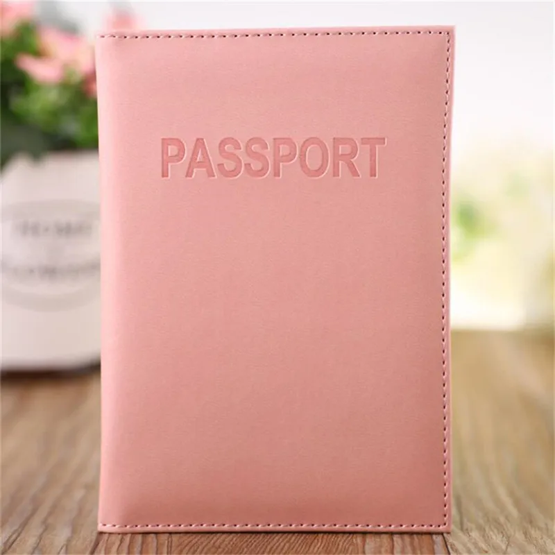 1PC PU Passport Holder Card Case Wallet for Women and Men